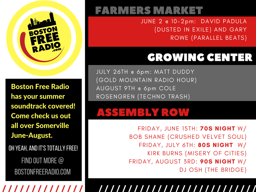 SUMMERTIME FUN WITH BOSTON FREE RADIO